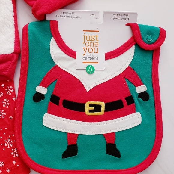 Carter's Baby Lot Outfit and Bibs Sz. 6 Months - Picture 8 of 12